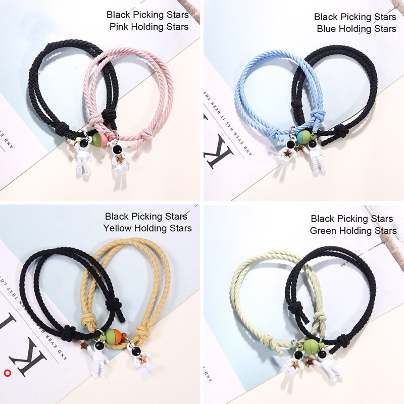 2 Vòng tay có thể điều chỉnh kích thước cho cặp đôi