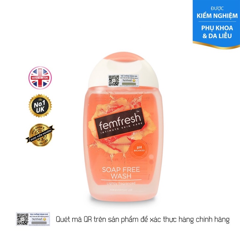 Dung dịch vệ sinh phụ nữ Femfresh Daily Intimate Wash 250ml ANH QUỐC