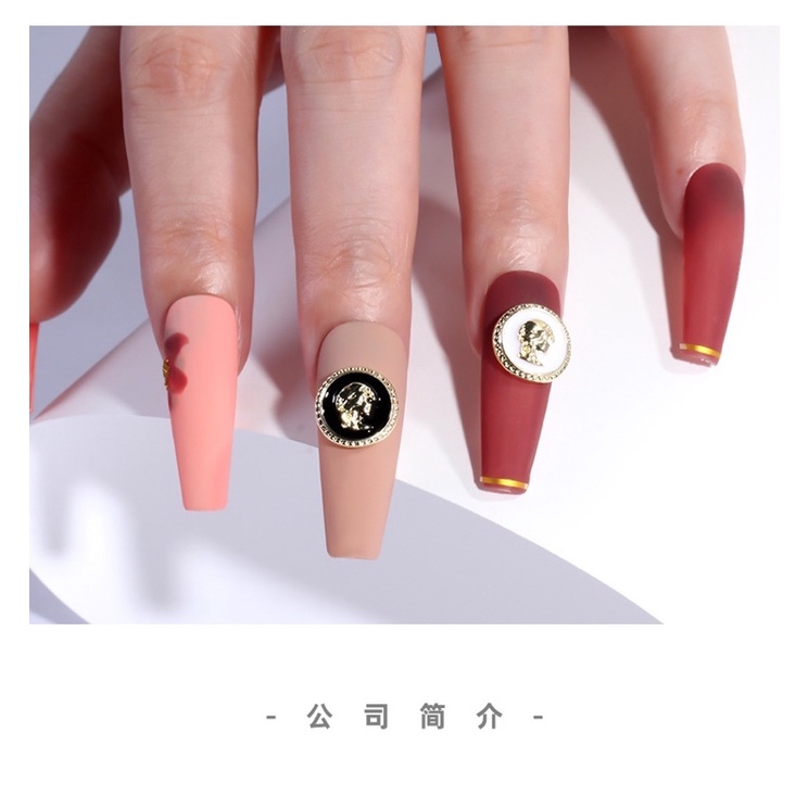 Charm nail cao cấp, hình tròn