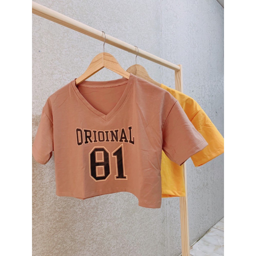 Áo Thun Croptop Nữ Cổ Tim Hình  Ngộ Nghĩnh | BigBuy360 - bigbuy360.vn