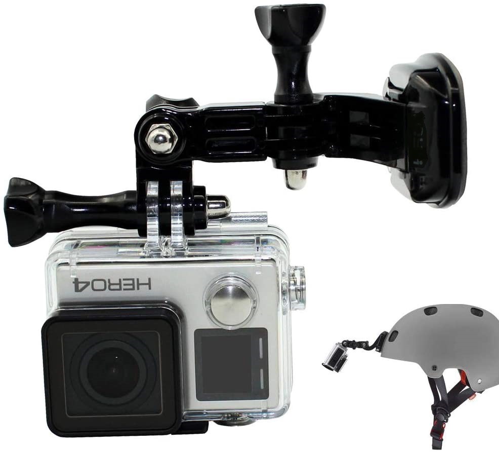 Bộ Phụ Kiện Gắn Mũ Bảo Hiểm Cho GoPro Hero Black 4 Session Yi Osmo Action | BigBuy360 - bigbuy360.vn