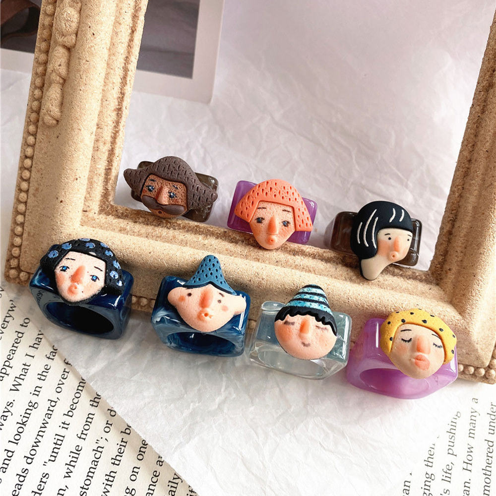 Nhẫn Đeo Tay Họa Tiết Hoạt Hình Thời Trang Hàn Quốc 2021