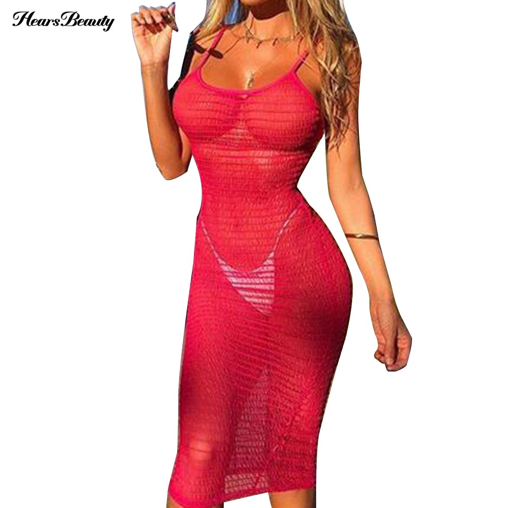 Đầm khoác ngoài bikini không tay quyến rũ dành cho nữ | BigBuy360 - bigbuy360.vn