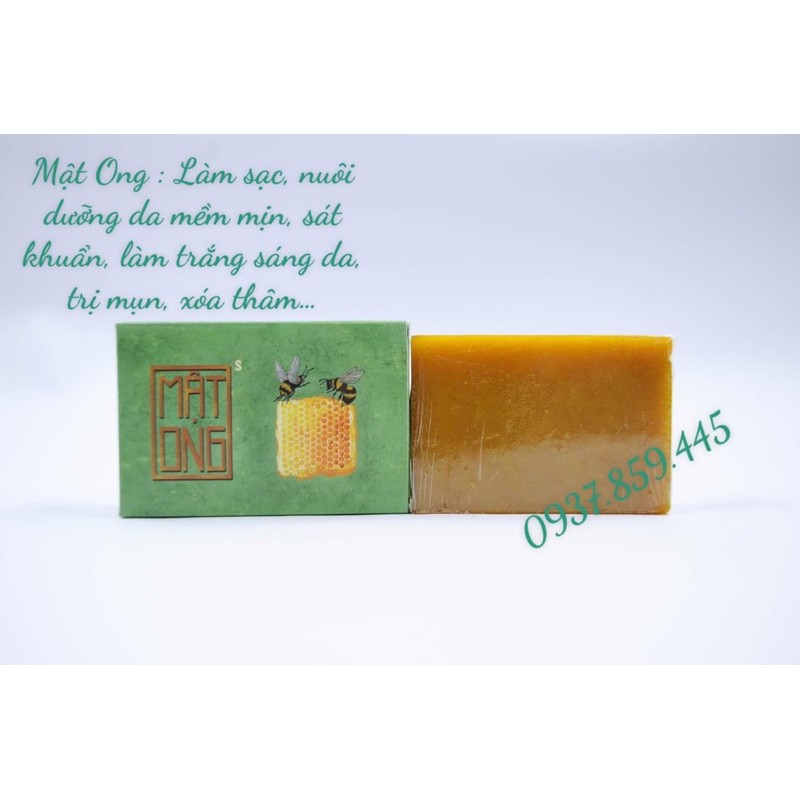 XÀ BÔNG NGHỆ - MẬT ONG (SOAP 100gr) TRẮNG MỊN DA- MỜ THÂM - GIẢM MỤN | BigBuy360 - bigbuy360.vn