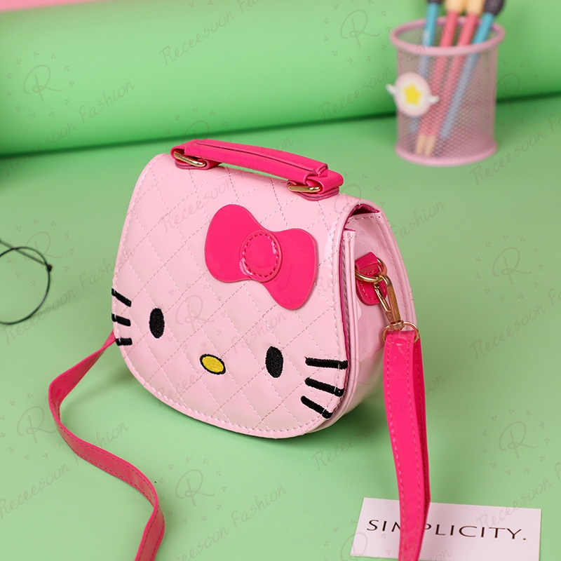 Túi đeo chéo hình Hello Kitty cho bé gái