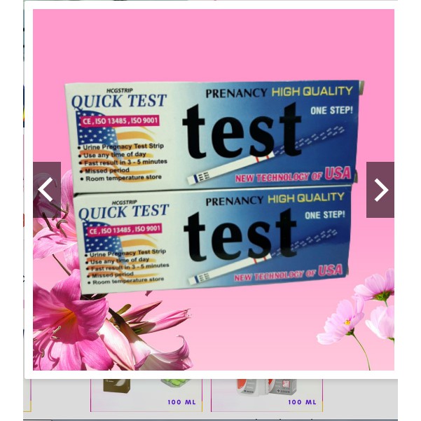 QUE THỬ THAI QUIKC TEST CHÍNH XÁC VÀ ĐƠN GIẢN