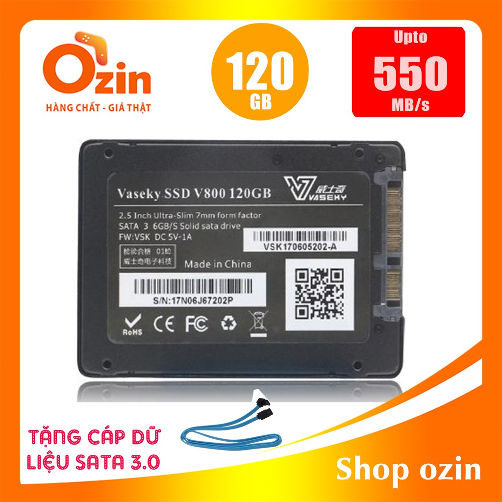 [RẺ VÔ ĐỊCH] Ổ cứng SSD Vaseky 240GB 120GB V800 2.5 inh | BigBuy360 - bigbuy360.vn