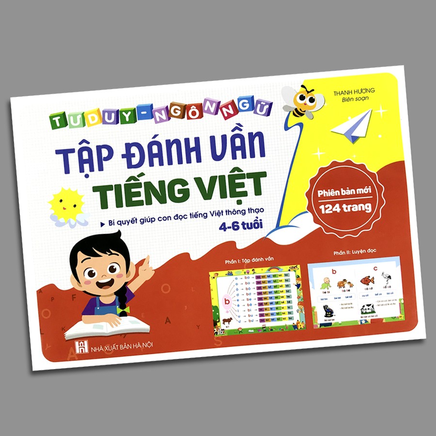 Sách - Tập Đánh Vần Tiếng Việt - Bí Quyết Giúp Con Đọc Tiếng Việt Thông Thạo 4-6 tuổi (Phiên bản 124 trang) | BigBuy360 - bigbuy360.vn