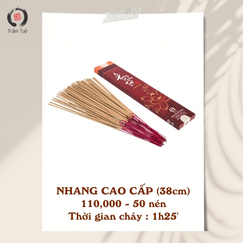 Nhang trầm hương ⚡️CAO CẤP⚡️ Nhang sạch, an toàn ít khói, 100% thiên nhiên, dùng trong phòng máy lạnh, mùi thơm ngọt