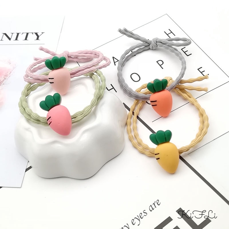 Dây Cột Tóc Hình Củ Cà Rốt Xinh Xắn Cho Nữ