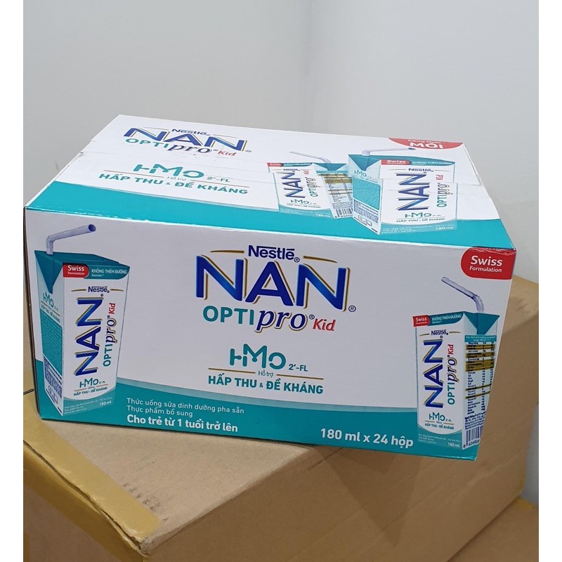 sữa bột pha sẵn Nestle Nan optipro 4 - 180ml