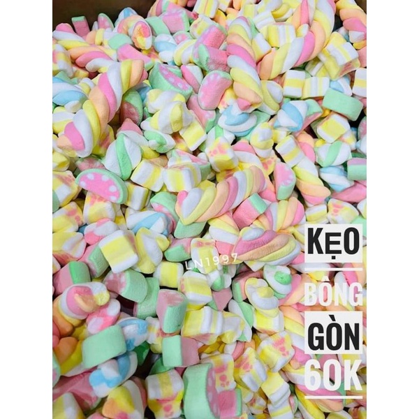 Kẹo Xốp Bông Gòn Marshmaloow Marshies Hương Vị Thơm Ngon 150gr Hình Chai gấu