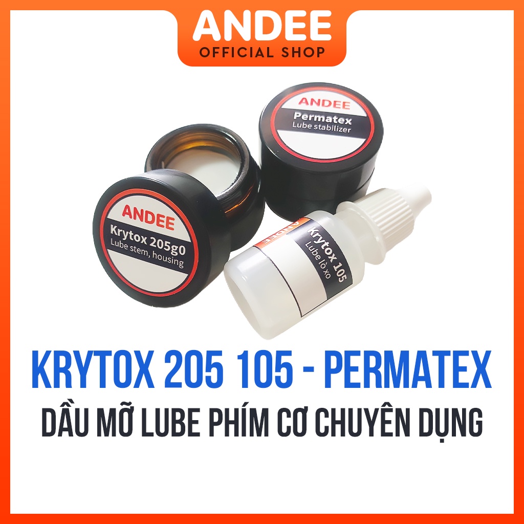 Krytox GPL 205g0 105 Permatex dầu mỡ chuyên dụng lube bôi trơn switch và stab bàn phím cơ