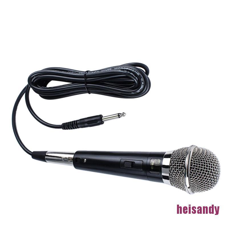 [hei] Professional Handheld Wired Dynamic Microphone Audio Karaoke Singing Vocal Music eih