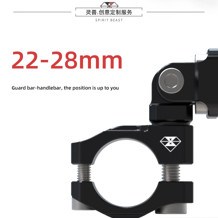 Giá Đỡ Đèn Pha 22-28mm Cho Xe Mô Tô Suzuki Gsx 750 Dl250 Cb650R Tnt600 Z650 Mt09