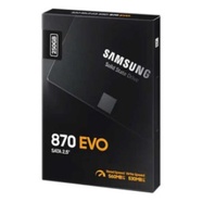 Ổ cứng thể rắn SSD MLC Samsung 870 EVO 250GB - 2.5", SATA3, Read/Write 560/530MBps, TBW 150TB (MZ-77E250BW)