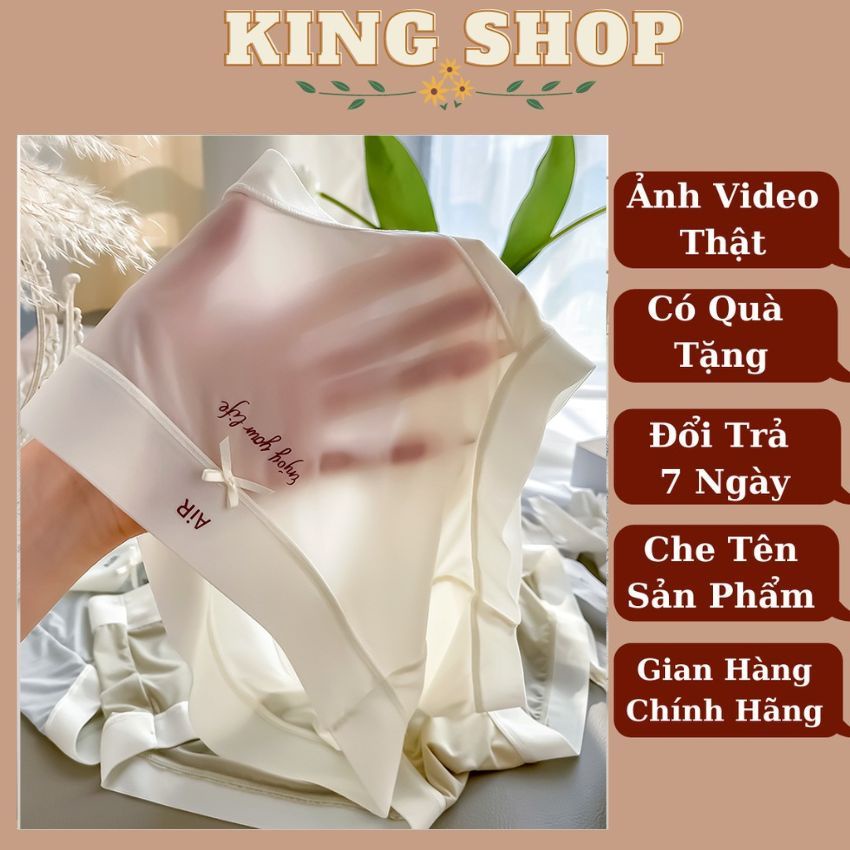 Quần lót nữ su siêu xinh gợi cảm, quần chíp đáy may chắc chắn co dãn 4 chiều ôm dáng sexy  Kingshop L130