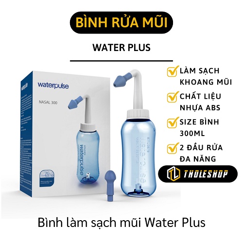 [ 𝑯𝑨̀𝑵𝑮 𝑿𝑰̣𝑵 ] Bình Rửa Mũi Water Pulse 300MLGiúp Làm Sạch Khoang Mũi, Loại Bỏ Bụi Bẩn,✅100% 𝒏𝒉𝒖̛̣𝒂 𝑨𝑩𝑺 𝒂𝒏 𝒕𝒐𝒂̀𝒏 ✅