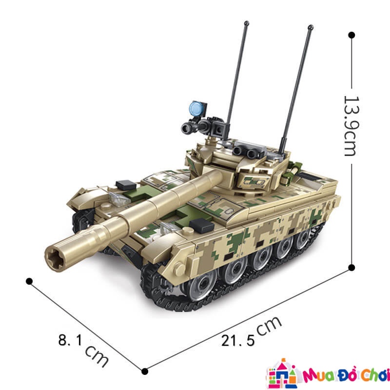 Đồ chơi Bộ lắp ráp lego xe tăng 324 chi tiết, 376 chi tiết, 432 chi tiết và 1500 chi tiết