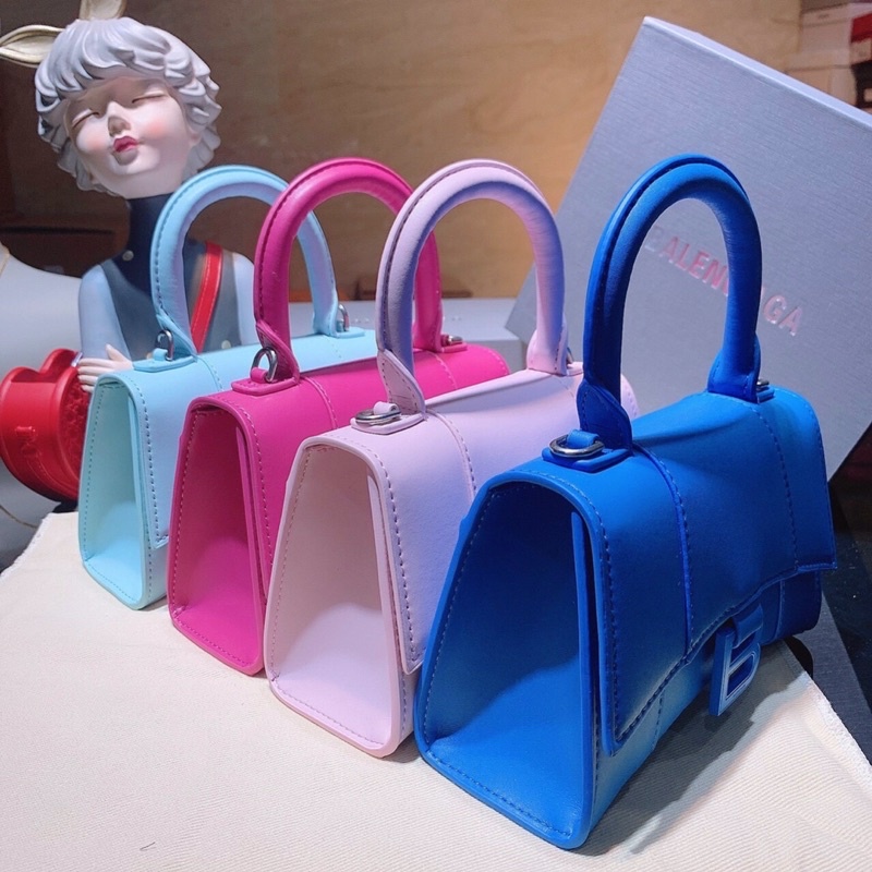 Túi xách balencia khoá chữ B sz 18