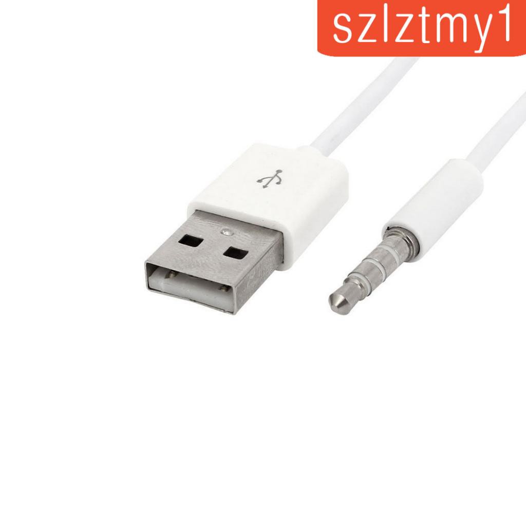 Dây Cáp Sạc Chuyển Đổi Dữ Liệu Đầu Cắm 3.5mm Sang Lỗ Cắm Usb 2.0