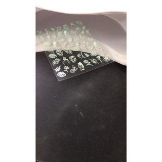 Sticker dạ quang, phản quang dán móng tay