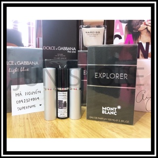 Junstore - nước hoa mont blanc explorer test 10ml/20ml edp
