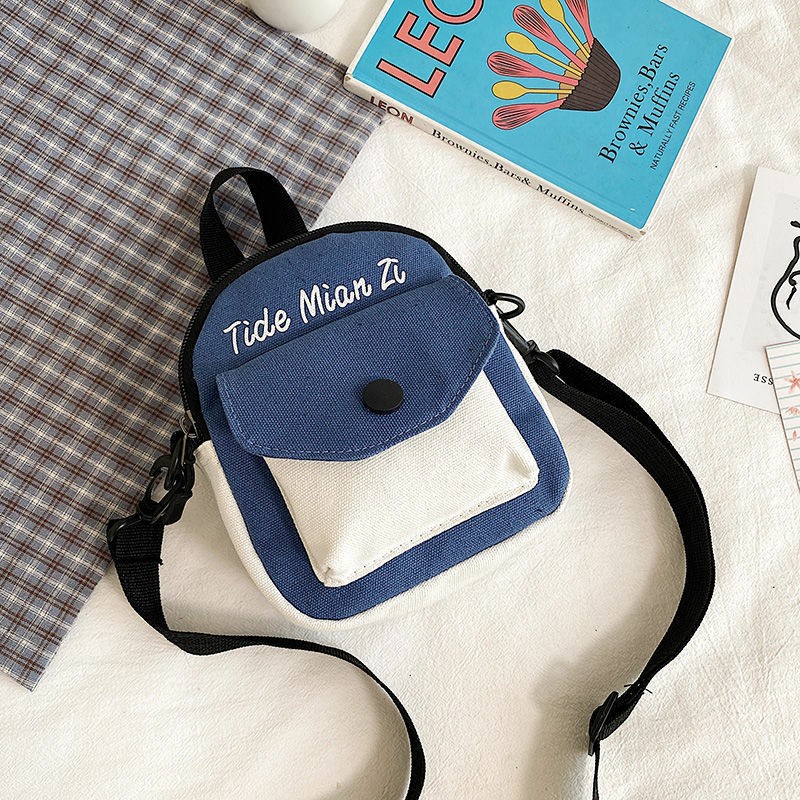 HOT TREND💥 Túi đeo chéo unisex đựng đồ canvas phong cách Hàn Quốc siêu HOT NKV003