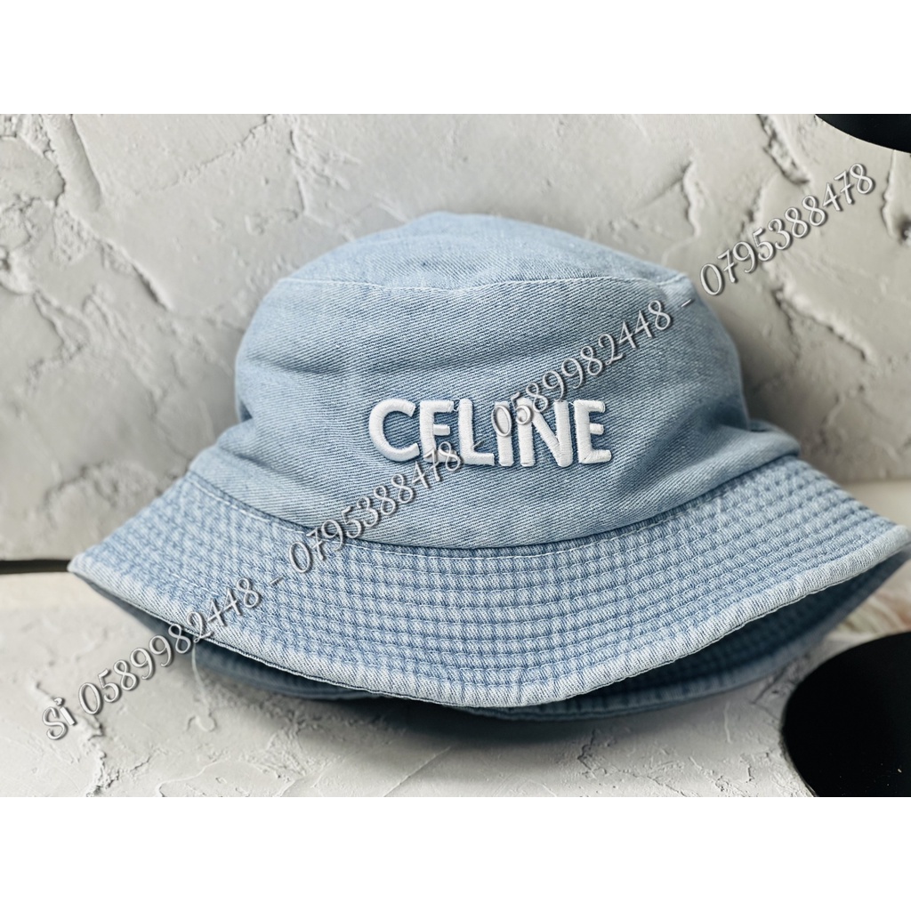 MŨ BUCKET TAI BÈO JEANS CELIN ĐỘI ĐC 2 MẶT CHO NAM VÀ NỮ
