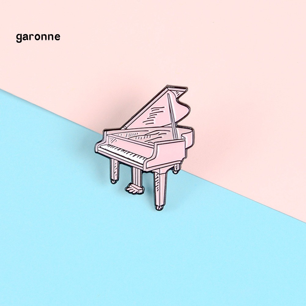 Ghim cài áo hình đàn piano thời trang