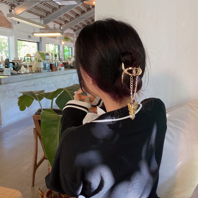 Kẹp tóc bằng hình bướm xinh xắn thiết kế đáng yêu dùng trang trí