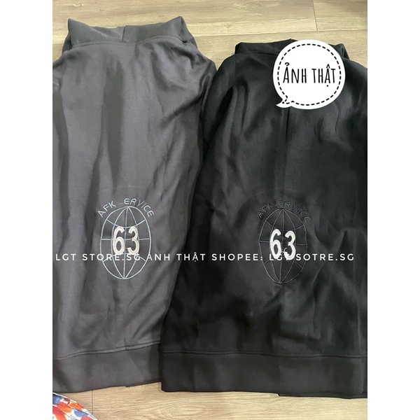 Áo khoác thun cotton [CÓ ẢNH THẬT], áo khoác form rộng nút gài xinh xắn 63