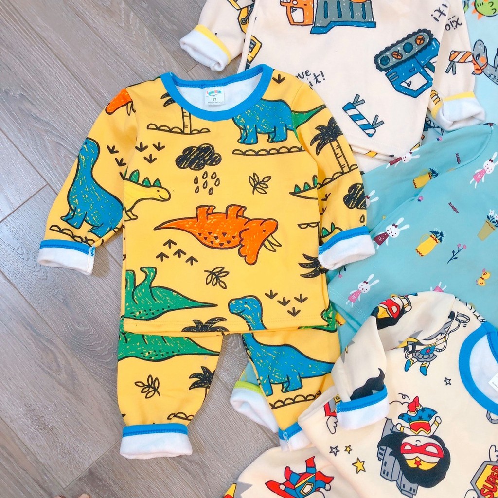 Bộ nỉ lông size nhỡ cho bé