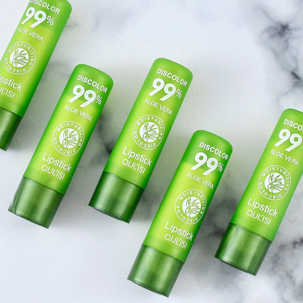 Son Dưỡng Môi Chiết Xuất Lô Hội Tự Nhiên Dưỡng Ẩm Đổi Màu Theo Nhiệt Độ