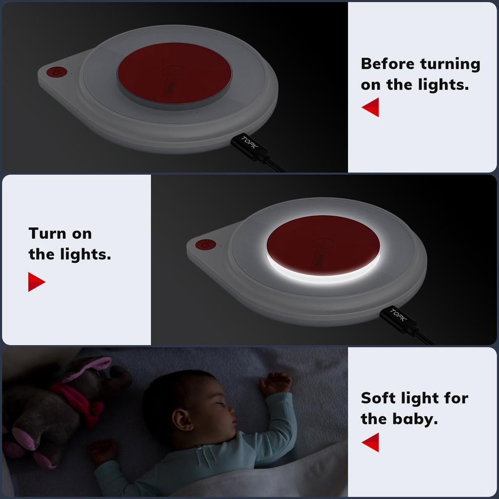 Đế Sạc Nhanh TOPK B03W Không Dây Dành Cho Điện Thoại Android Và Iphone 10W - TopLink