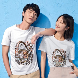 Áo thun in hình Cá Mập Săn Mồi B32