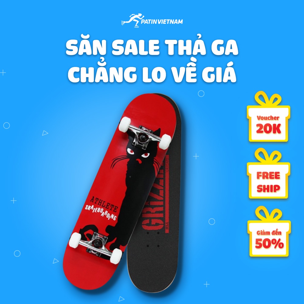 Ván trượt skateboard 950 07, ván trượt chính hãng cao cấp