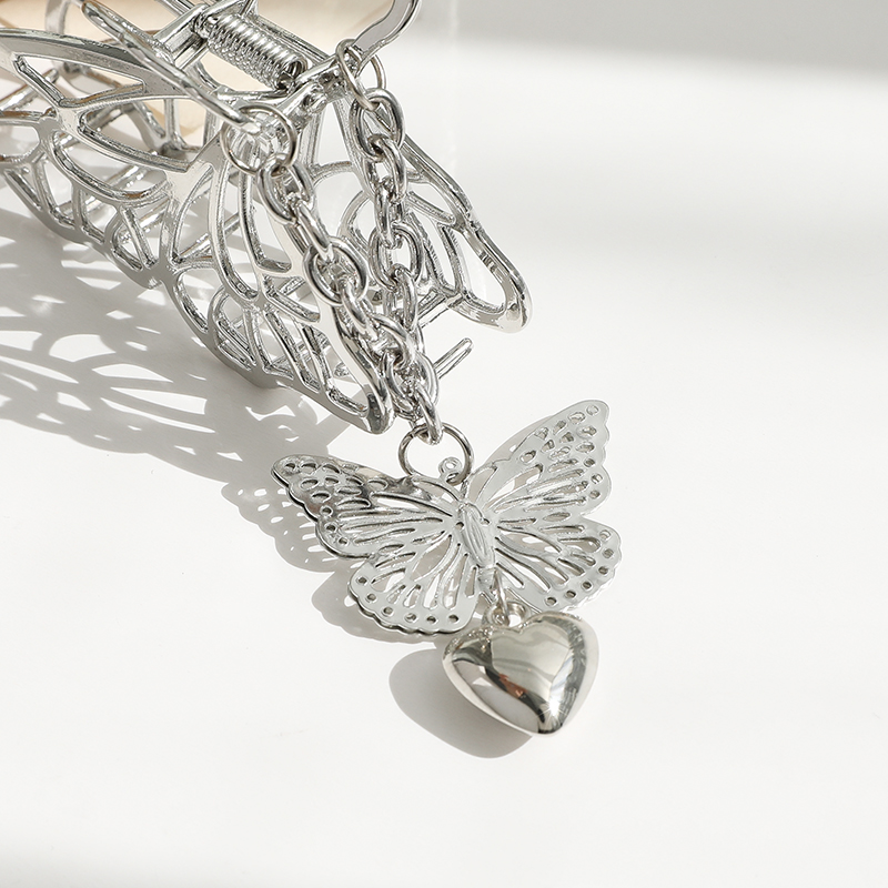 iF YOU Kẹp Càng Cua Trang Trí Hình Bướm Và Trái Tim Nhiều Thiết Kế Tùy Chọn Thời Trang Cổ Điển Phong Cách Hàn Quốc Cho Nữ