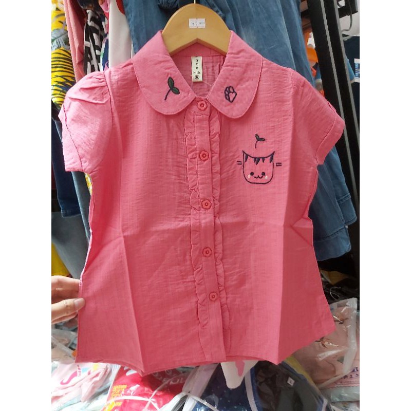 Áo sơ mi bé gái