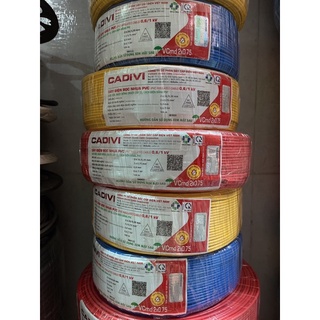5M-10M-15M Dây Điện Đôi Mềm CADIVI - Vcmd 2x0.75 (2x24/0.2mm) 100% đồng