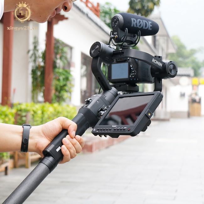 Thanh gắn camera kéo dài chất liệu sợi cacbon cho Dji Ronin S Crane V2 2 Plus Feiyu G6 G5 AK4000 A2000