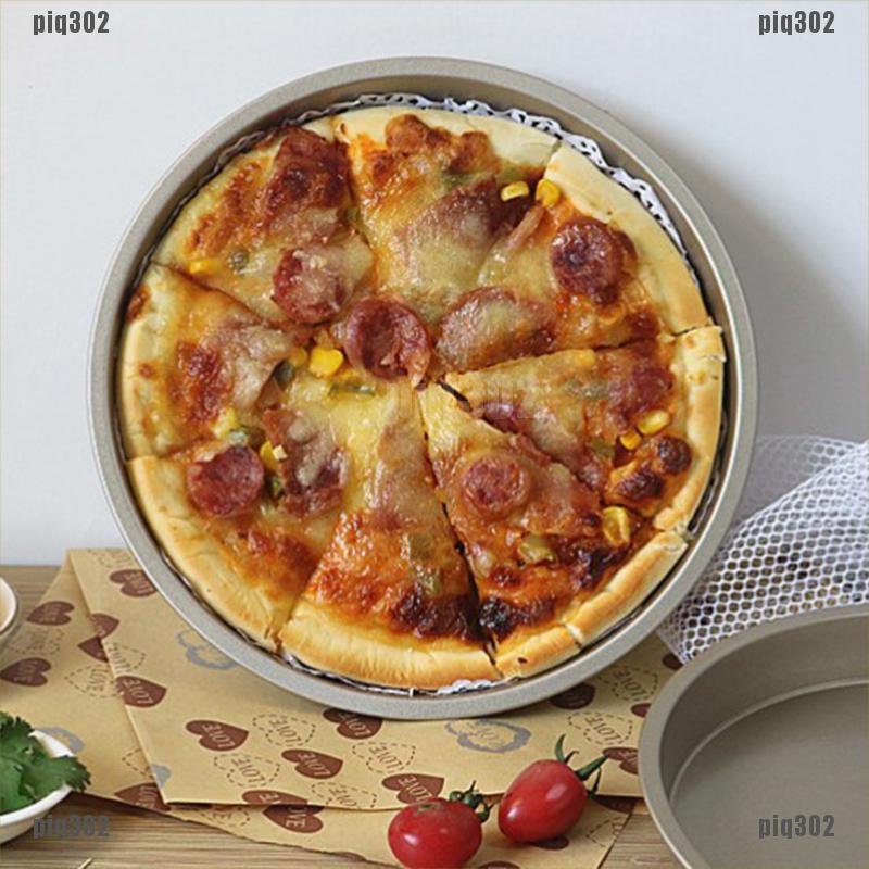 1 Khay Nướng Bánh Pizza Hình Tròn Bằng Thép Carbon Chống Dính Piq302