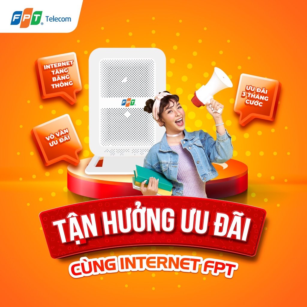 📣📣 FPT TELECOM 🧨✨ 🎊🎊 BÙNG NỔ KHUYẾN MÃI ❤ Giảm 100k Khi đăng ký