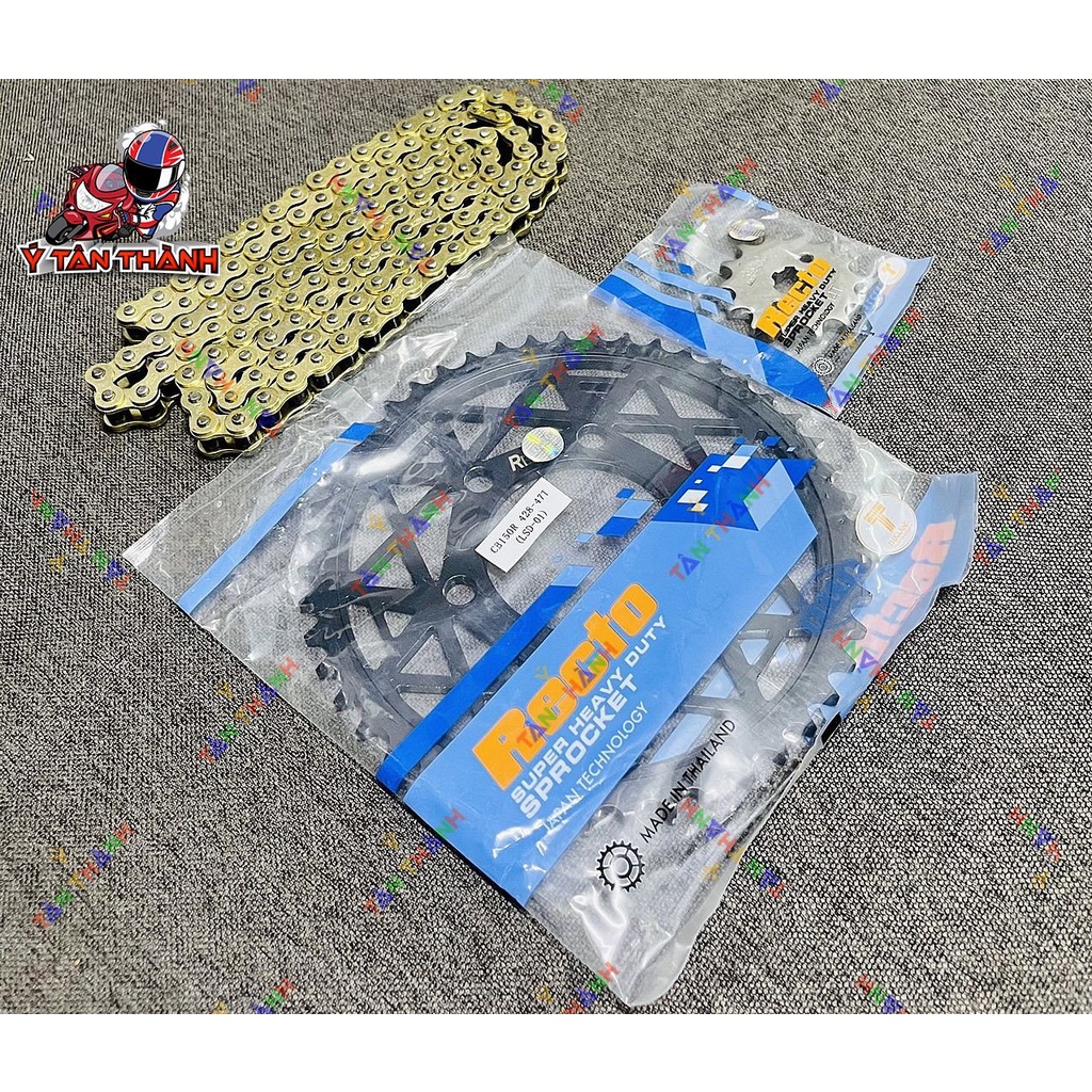 nhông sên đĩa recto xe moto CBR 150R MS 210