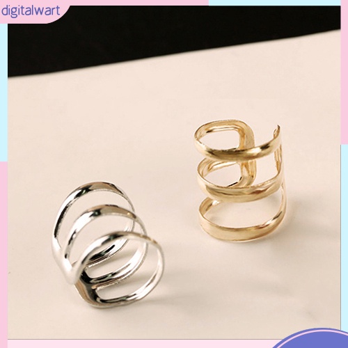 Khuyên Kẹp Vành Tai Kim Loại Thời Trang Cho Nữ