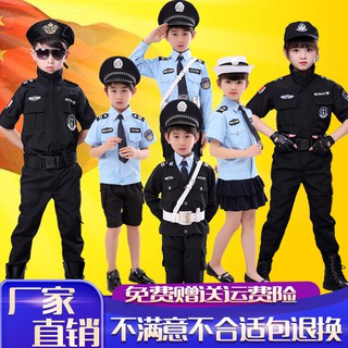 Bộ đồng phục cảnh sát thiết kế dễ thương cho bé