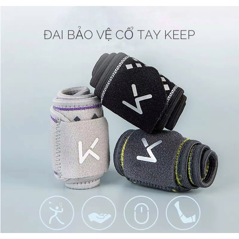 Set đai bảo vệ cổ tay Keep