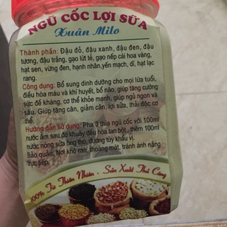 Ngũ cốc lợi sữa Xuân Milo
