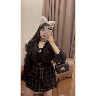 CHÂN VÁY KẺ MỀM KÌ VŨ BIGSIZE