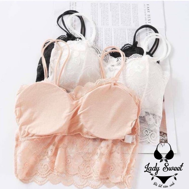 Áo bra ren 2 dây katun 618